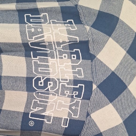 Harley-Davidson Blue and White Checkered Shirt - Picture 5 of 7